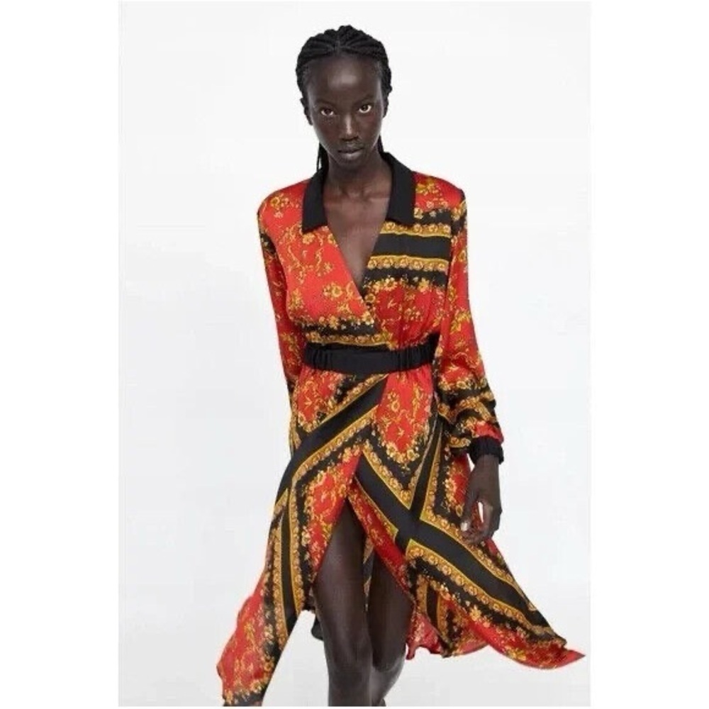 <3 NWT | Zara Silk Dress | L Size